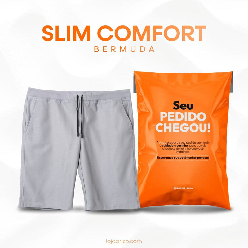 Bermuda Slim Comfort - COMPRE 1 LEVE 2 + Brinde Surpresa arizo 
