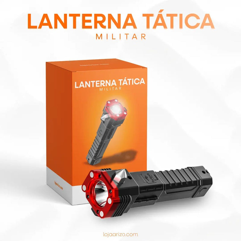 Lanterna Tática Indestrutível 4 em 1 - Ultra Potência - ÚLTIMO DIA NA PROMOÇÃO E FRETE GRÁTIS arizo 