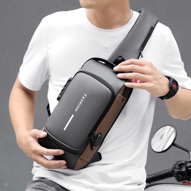 Bolsa Slim Bag™ - Mochila Anti-Furto com Senha USB arizo 