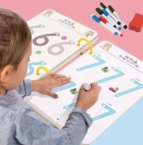 Caderno de Traço e Desenho Infantil - MagicBook + Brinde Exclusivo arizo 