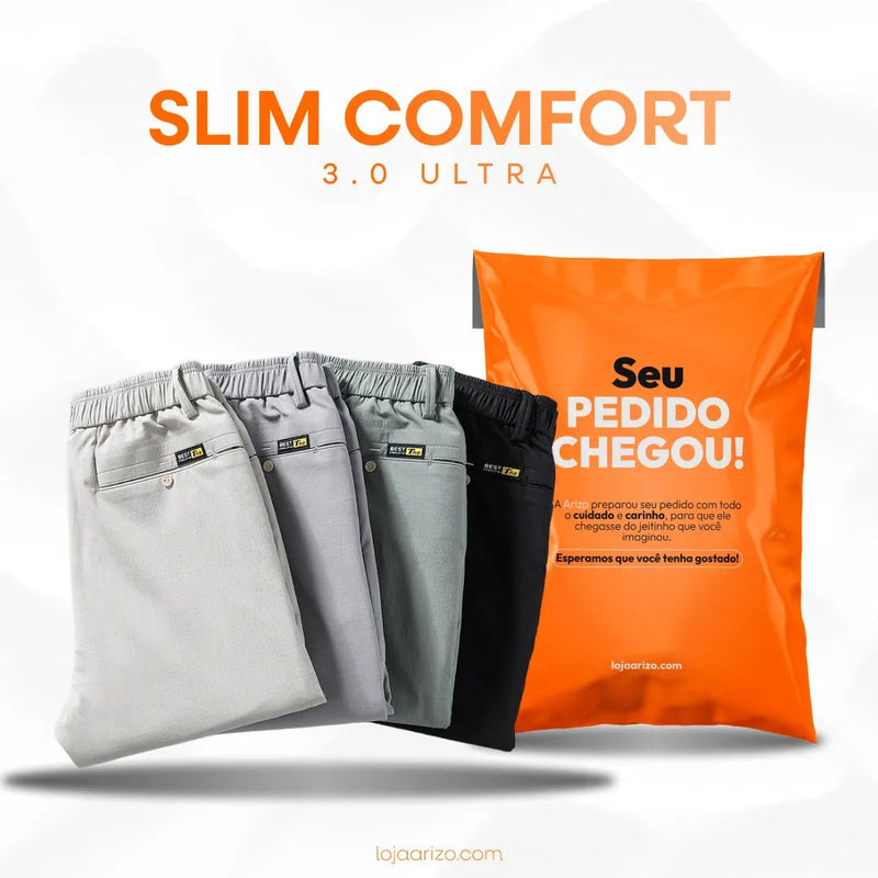 Calças Slim Comfort™ 3.0 - COMPRE 1 LEVE 2 + Brinde Surpresa arizo 