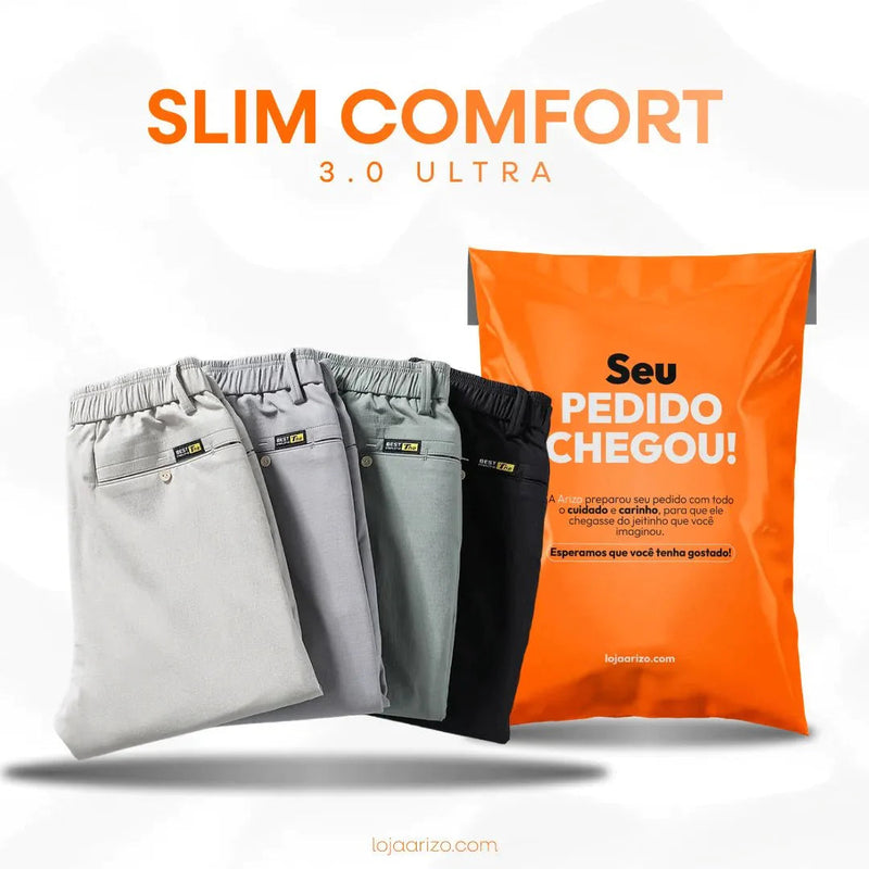 Calças Slim Comfort™ 3.0 - COMPRE 1 LEVE 2 + Brinde Surpresa [TK] arizo 