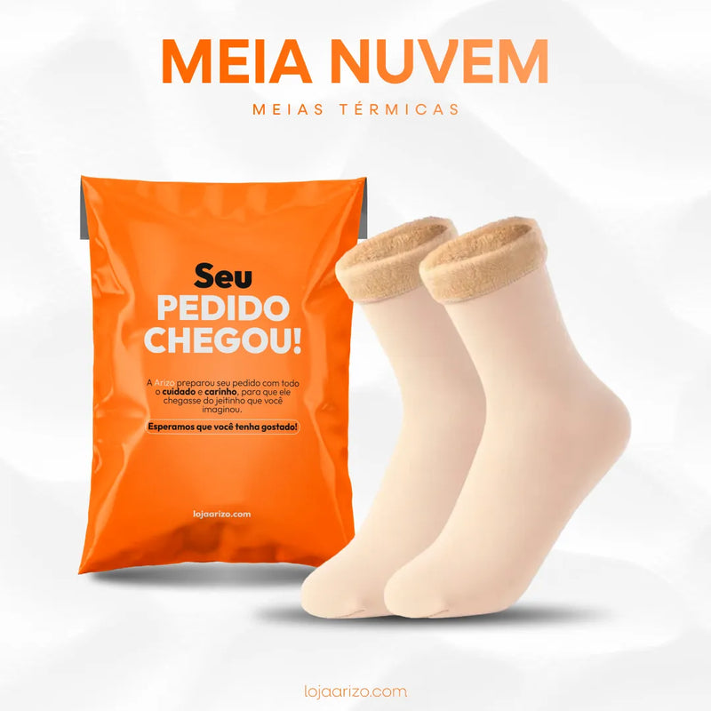 Meias Térmicas Confortáveis - Meia Nuvem  + Brinde Surpresa [COMPRE 1 LEVE 3]