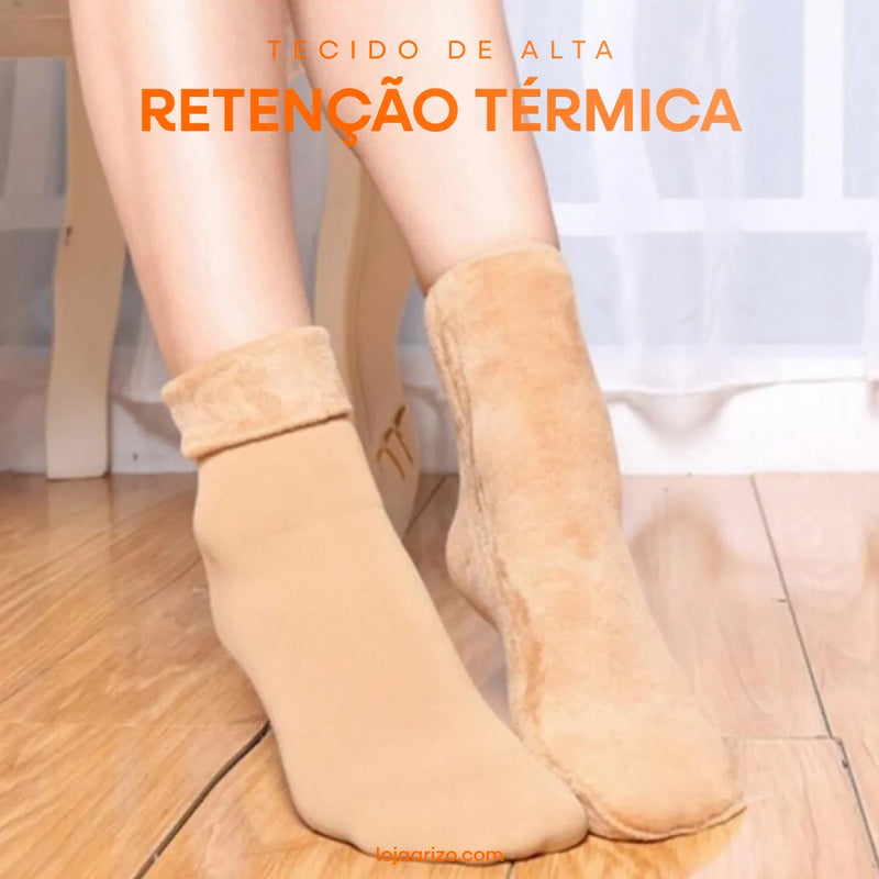 Meias Térmicas Confortáveis - Meia Nuvem  + Brinde Surpresa [COMPRE 1 LEVE 3]