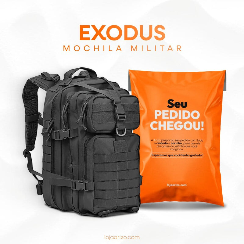 Mochila Tática Militar Exodus - 45L + Brinde Surpresa arizo 